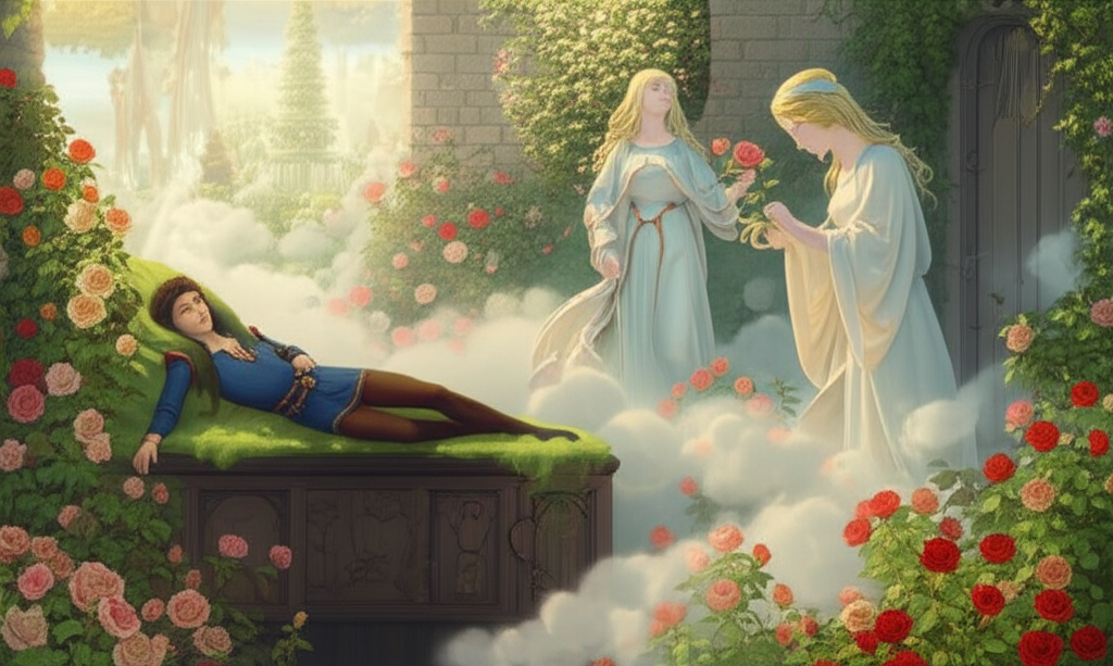 Illustration for The Romaunt of the Rose