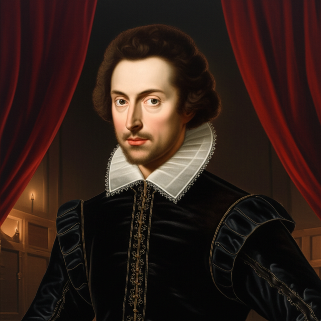 Portrait of Christopher Marlowe